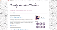 Desktop Screenshot of emilydavieswrites.com